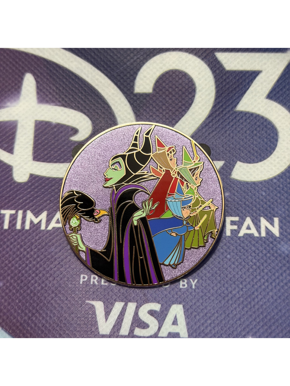 Disney D23 2026 TWDCS DEC Epic Rivals Blind Box Pin Maleficent & 3 Fairies